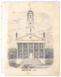 Capitol at Detroit in 1837